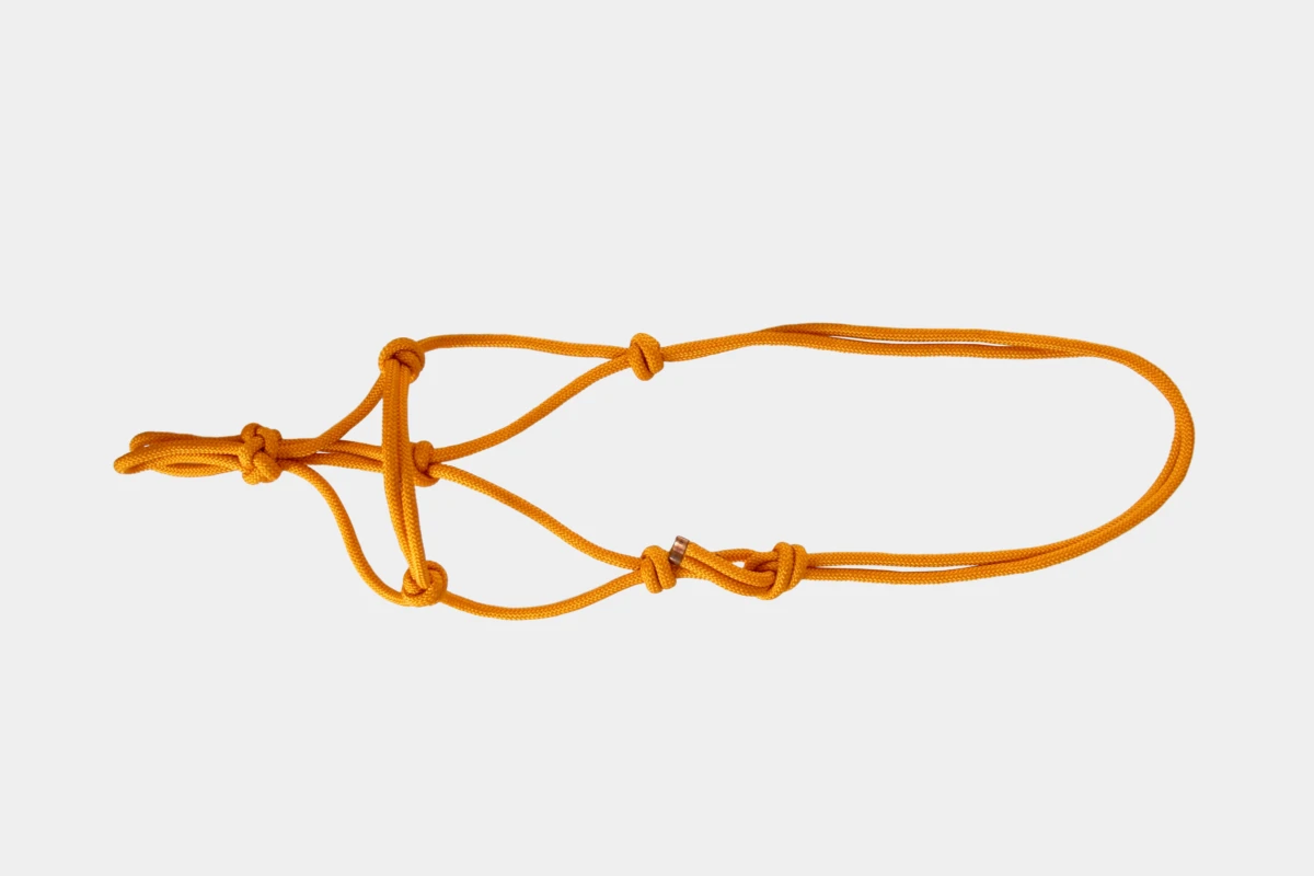 Cattlemans, GVR - Knotenhalfter, Rope, Nylon, orange