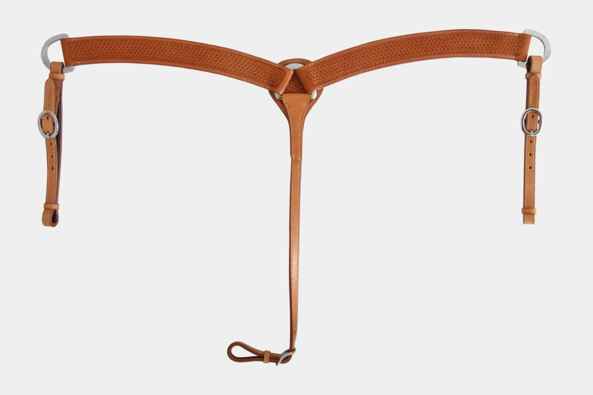 Cattlemans, GVR - Vorderzeug basket tooling, leather, Leder, russet Cattlemans, GVR - Vorderzeug basket tooling, leather, Leder, russet