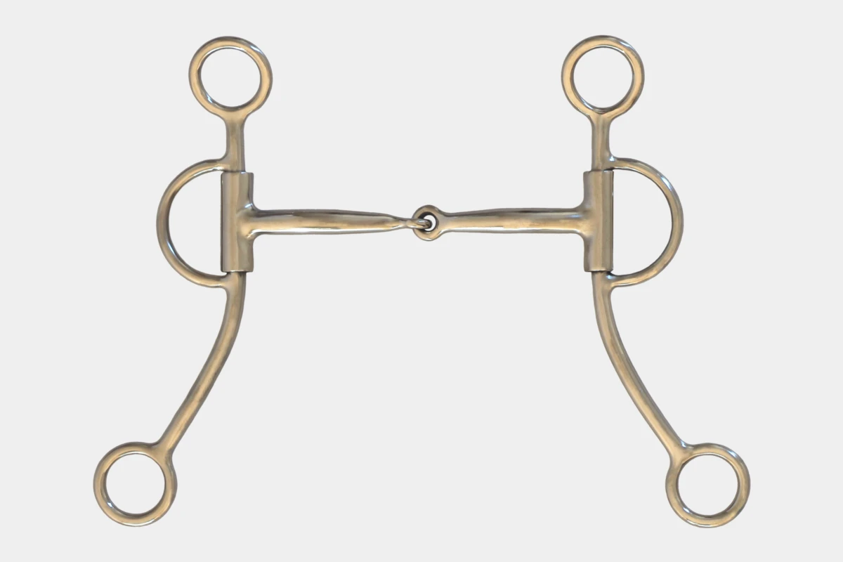 Pro Stuff - Snaffle Bit mit Kupfereinlagen, long shanks, copper inlays, stainless steel, Edelstahl Pro Stuff - Snaffle Bit mit Kupfereinlagen, long shanks, copper inlays, stainless steel, Edelstahl