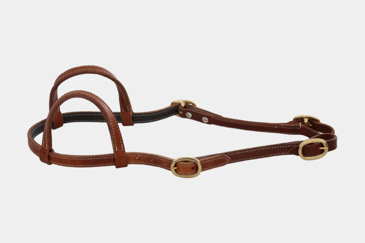 Cattlemans, GVR - Zweiohr buckle end Harnessleder, Westerntrense, Quarter Horse, two ear, harness