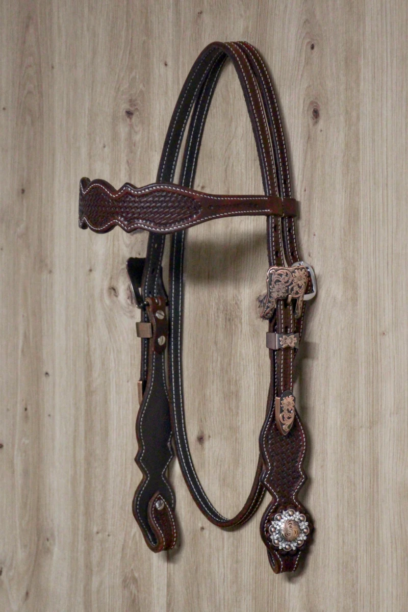 Custom made crystal browband (CS018)